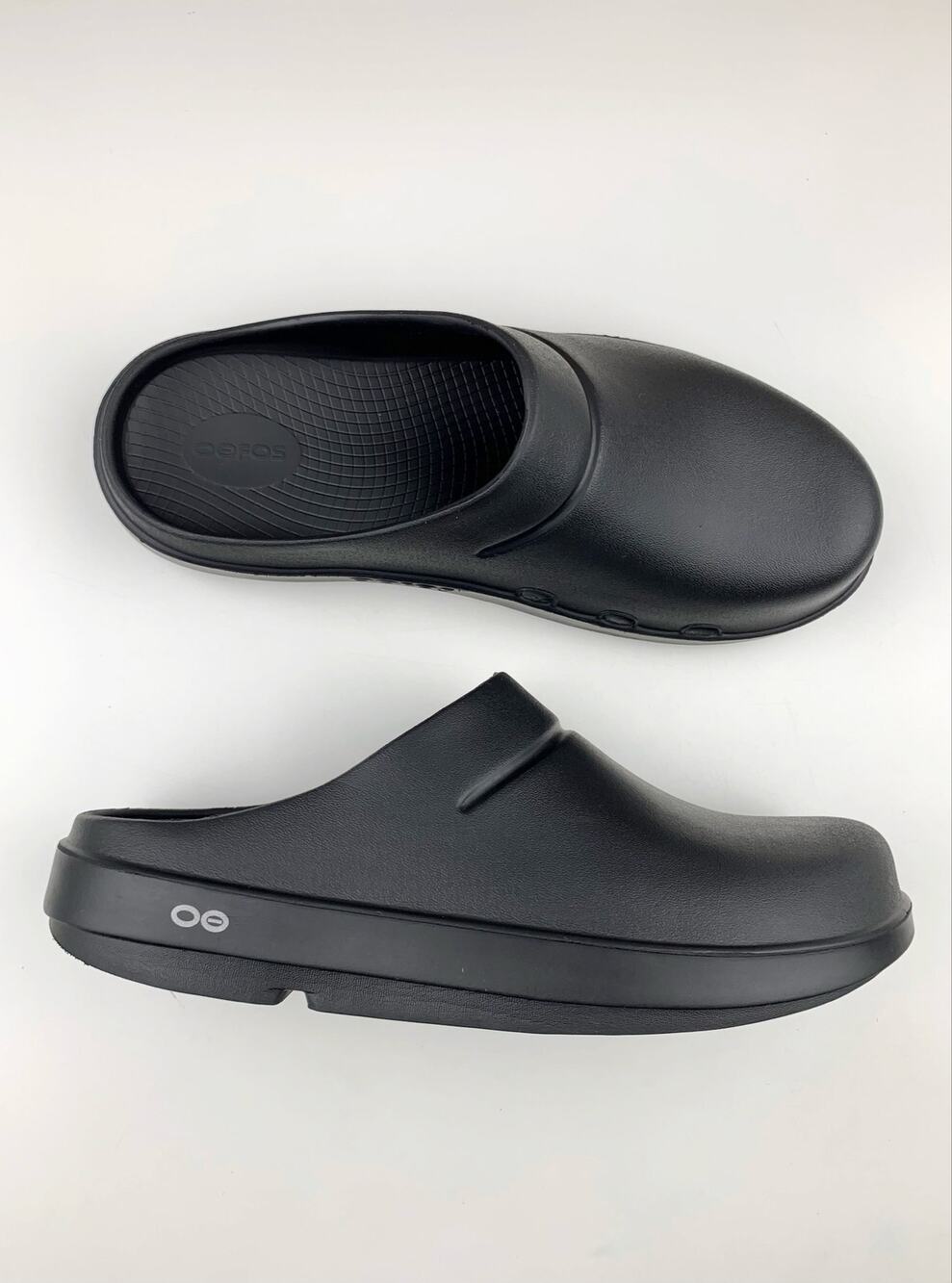 Oofos Oocloog Slip On Recovery Clogs Black Comfort Shoes Women's 12 Men's 10